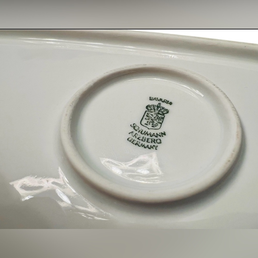 Bavaria Schumann Arzberg “Wild Rose” Rectangular Celery Dish - Picture 4 of 6
